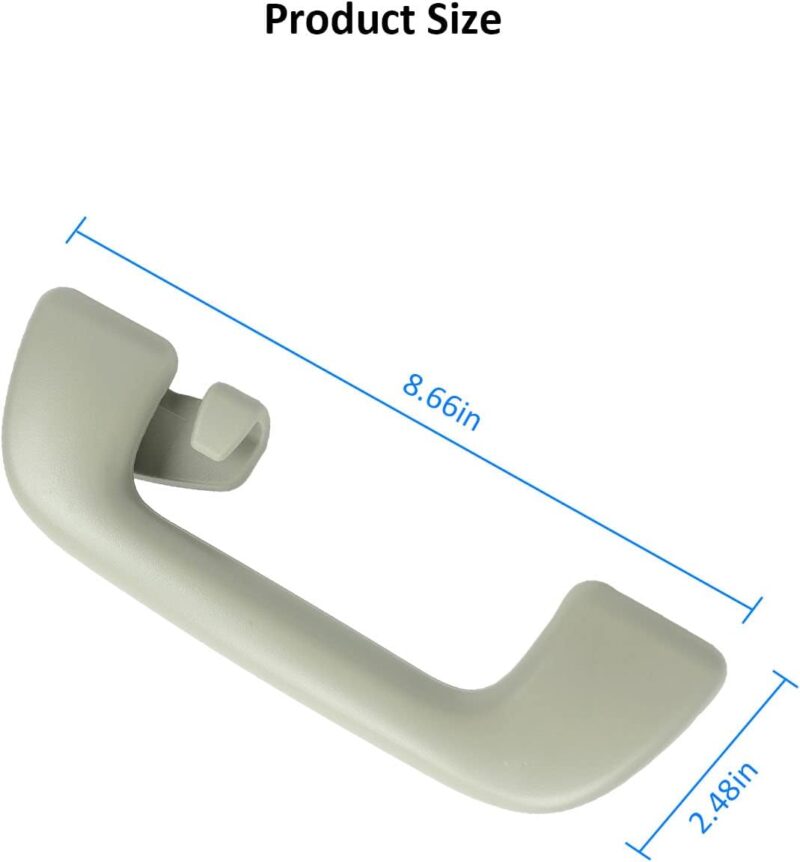 Universal Inner Roof Pull Handle auto with Hook - LH=RH for Toyota Corolla, Rav4, Yaris, Vitz, Belta