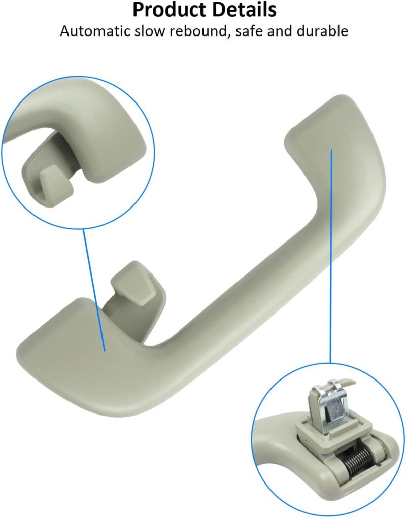 Universal Inner Roof Pull Handle auto with Hook - LH=RH for Toyota Corolla, Rav4, Yaris, Vitz, Belta