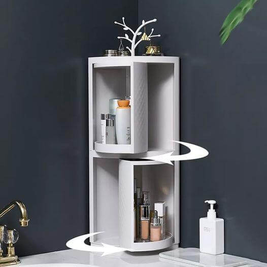 360° Rotating Corner Storage Cabinet