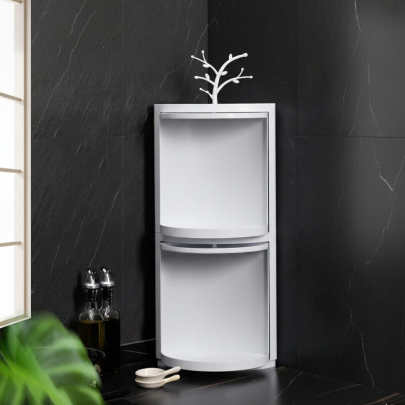 360° Rotating Corner Storage Cabinet
