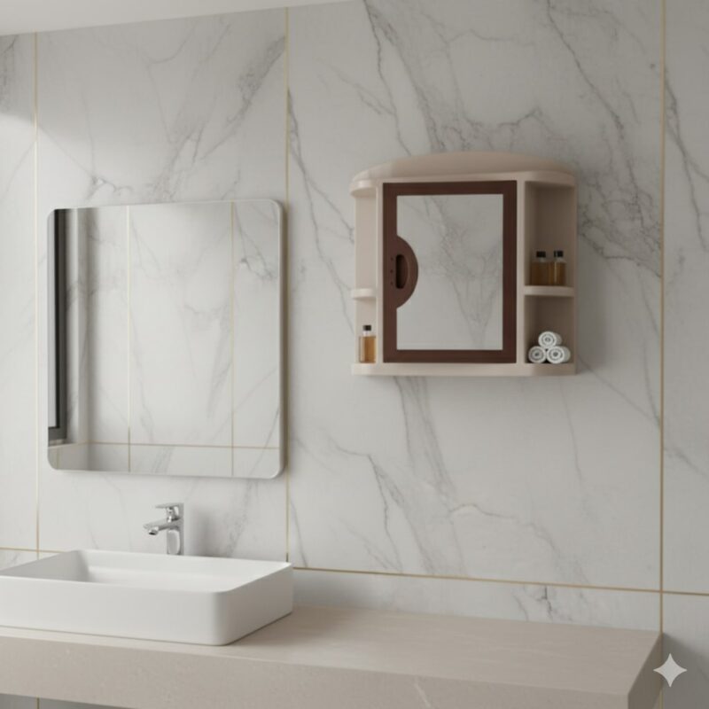 Bathroom Cabinet with Mirror 