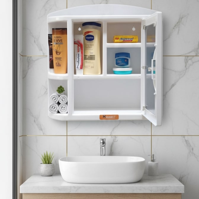 Bathroom Cabinet with Mirror 
